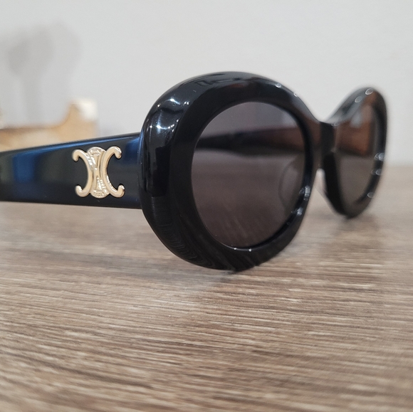CELINE TRIOMPHE OVAL SUNGLASSES - Picture 3 of 12